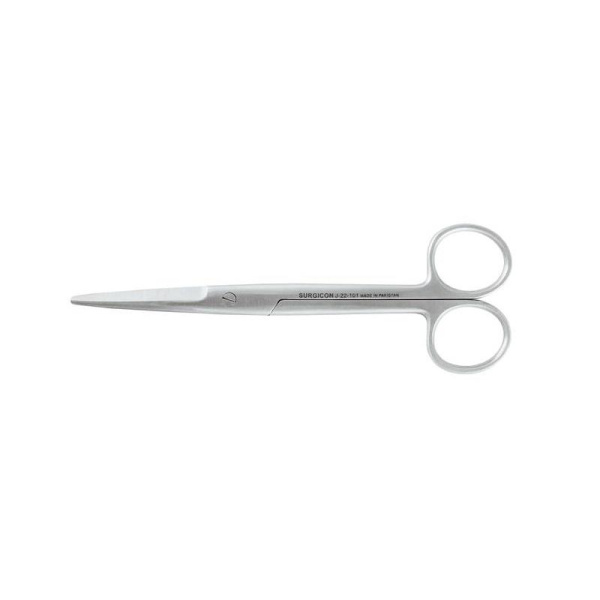Ножницы хирургические прямые, 150 мм, J-22-101