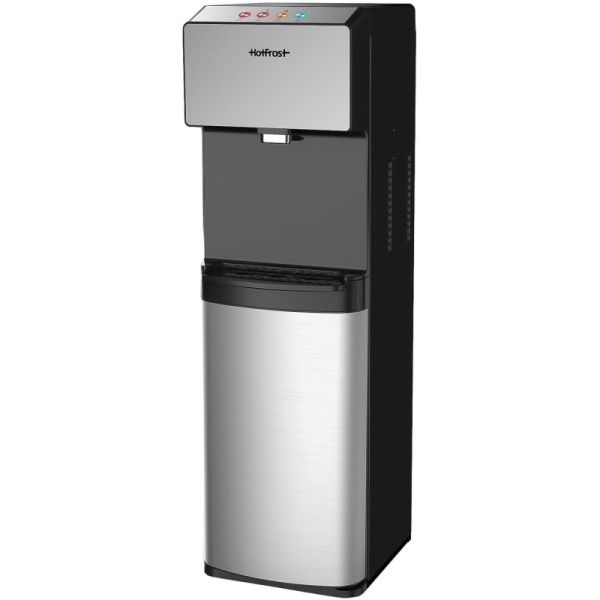 Кулер для воды HotFrost V450ASM, 650Вт, бак холод. 3.6л,горяч. 1л, (серебр)