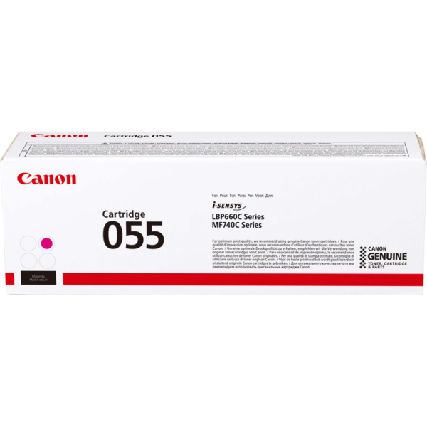 Картридж лазерный Canon 055 M 3014C002 пур. для MF746Cx/LBP664Cx