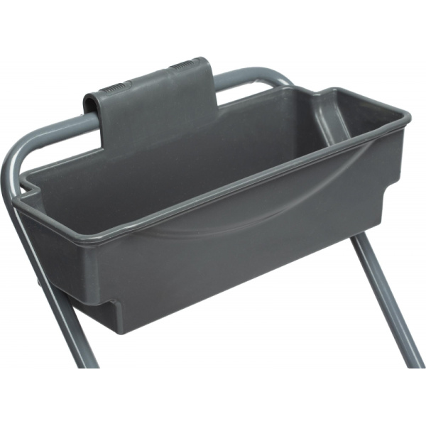 Тележка уборочная одноведерная 25л отжим, контейнер, мет.каркас ТК722