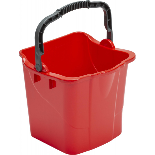 Тележка уборочная одноведерная 25л отжим, контейнер, мет.каркас ТК722