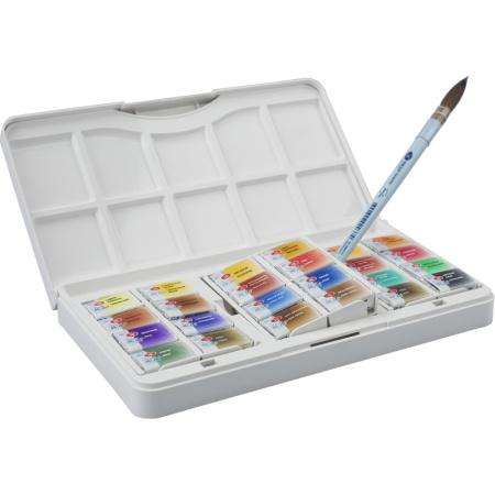 Краски акварельные Санкт-Петербург 24 шт х2,5 мл, 1942017