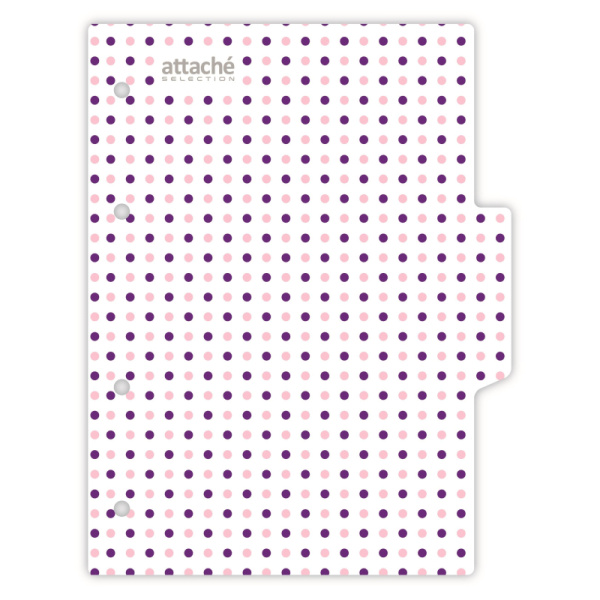 Разделитель листов пласт А5 Attache Selection Flower dreams, 3шт/уп, в асс
