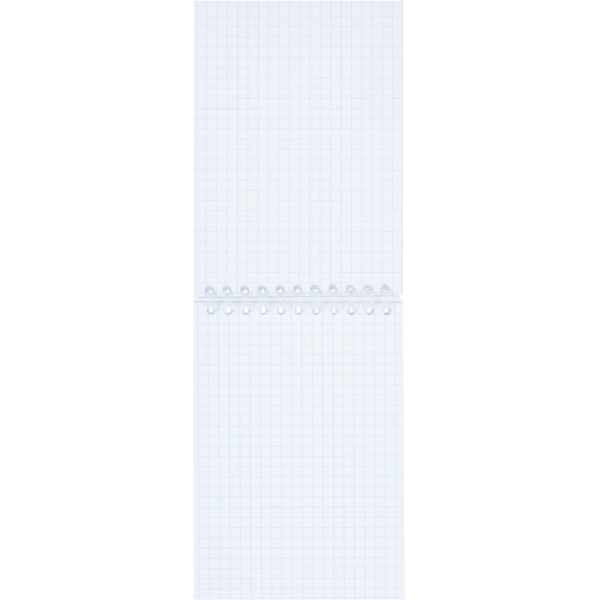 Блокнот А6,80л,кл,греб,карт.обл+УФ-лак Attache Selection Fluid Бирюзовый