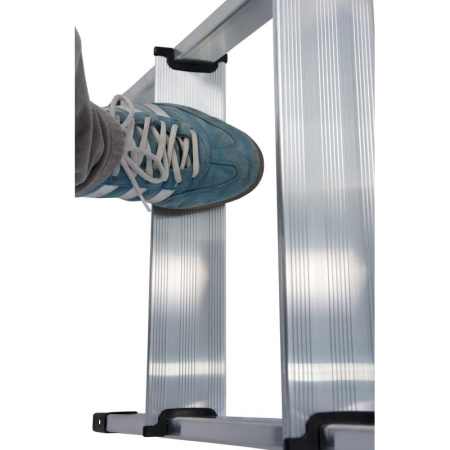 Стремянка складная Krause SAFETY 5 ступеней с полочкой 128959