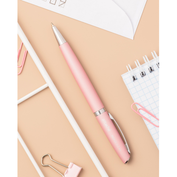 Ручка шариковая автомат. Attache Selection Mirage масл,син,роз.корп