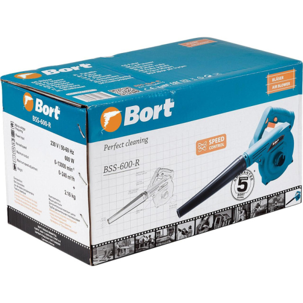 Воздуходув электрический Bort BSS-600-R (98296815)