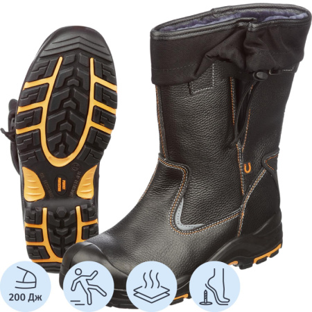 Сапоги PERFECT PROTECTION ПУ/НР с ПП и АС утепленные р.37 (111736)