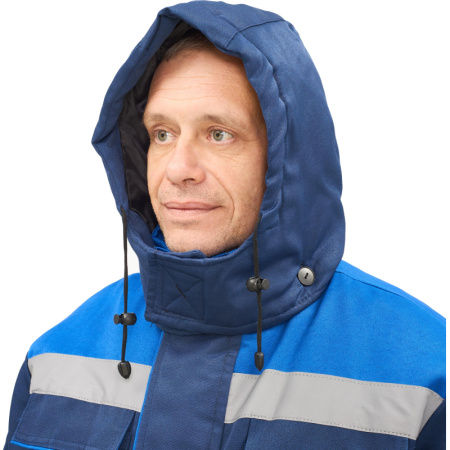 Костюм рабочий зимний муж з12-КПК с СОП син/вас 60-62/182-188