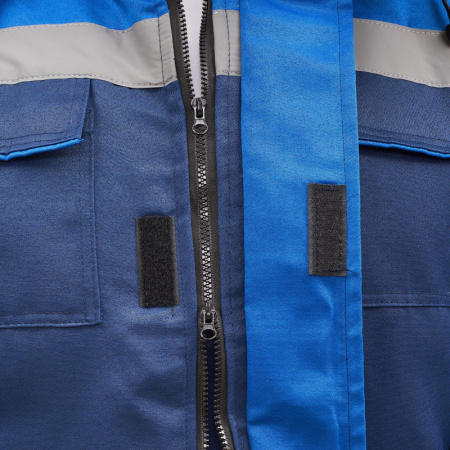 Костюм рабочий зимний муж з12-КПК с СОП син/вас 60-62/182-188