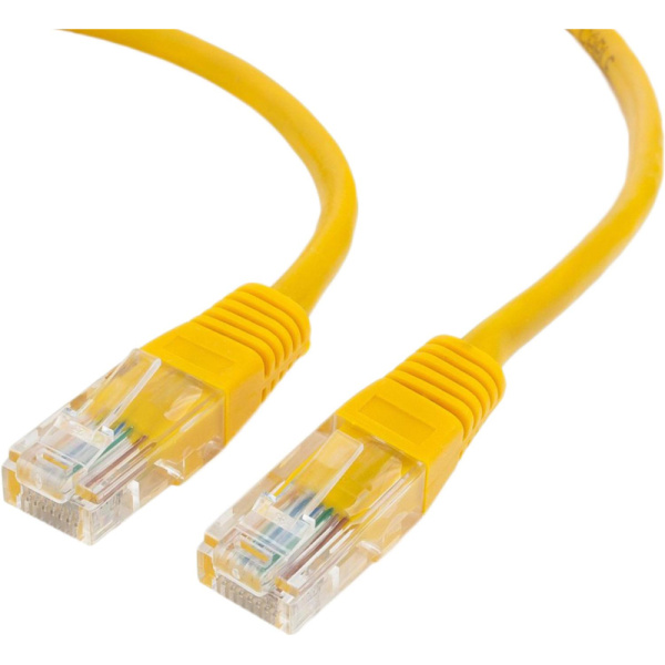 Патч-корд UTP Cablexpert PP10-2M/Y кат.5e, 2м, литой, (жёлтый)