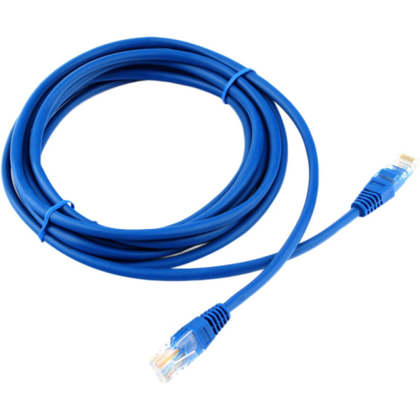 Патч-корд UTP Cablexpert PP10-3M/B кат.5e, 3м, литой, (синий)