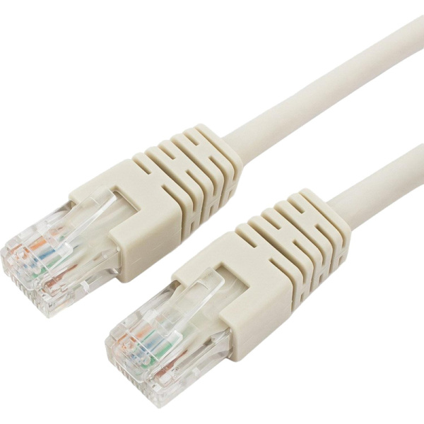Патч-корд UTP Cablexpert PP10-5M кат.5e, 5м, литой, (серый)