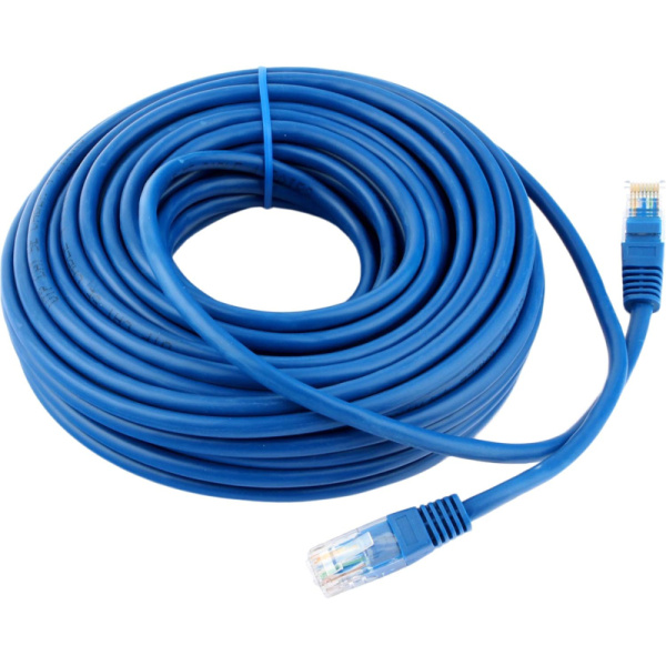 Патч-корд UTP Cablexpert PP10-10M/B кат.5e, 10м, литой, (синий)