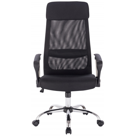 Кресло BN_Sp_EChair-589 TC сетка/ткань черный, хром