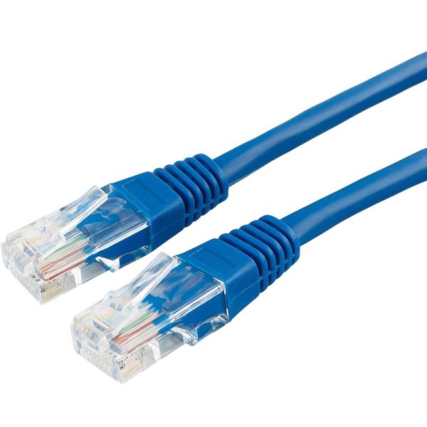 Патч-корд UTP   Cablexpert кат.5e PP12-0.25M/B, 0.25м, синий