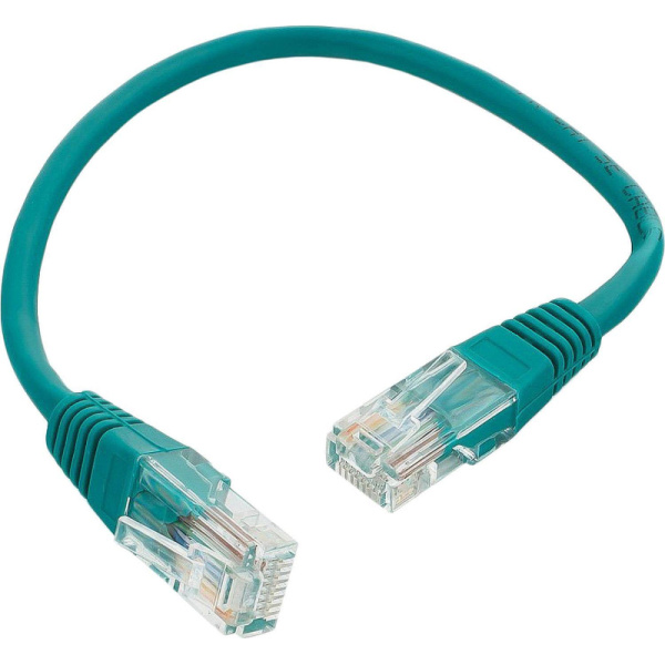 Патч-корд UTP Cablexpert кат.5e PP12-0.25M/G, 0.25м, зелёный