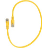 Патч-корд UTP Cablexpert PP12-0.5M/Y кат.5e, 0.5м, жёлтый