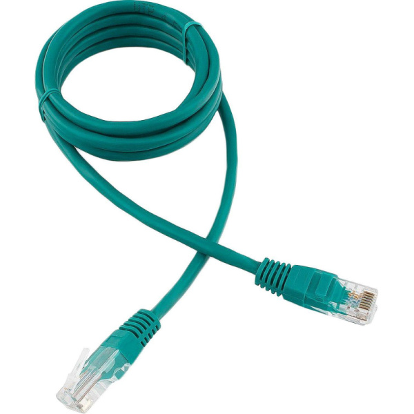 Патч-корд UTP Cablexpert PP12-1.5M/G кат.5e, 1.5м, зелёный