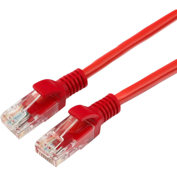 Патч-корд UTP Cablexpert PP12-2M/R кат.5e, 2м, красный