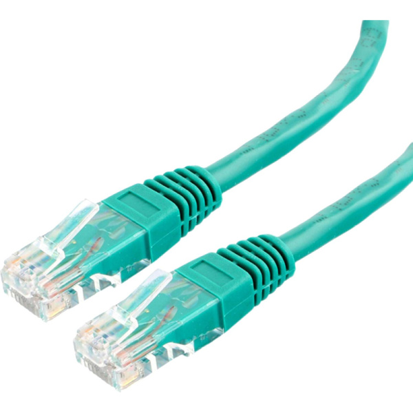 Патч-корд UTP Cablexpert PP6U-0.5M/G кат.6, 0.5м, зелёный