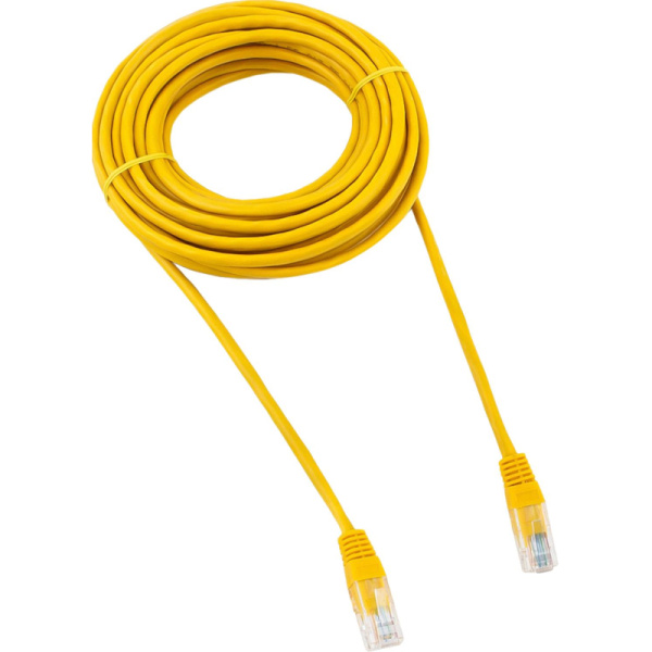 Патч-корд FTP Cablexpert PP6-5M/Y-O кат.6, 5м, жёлтый