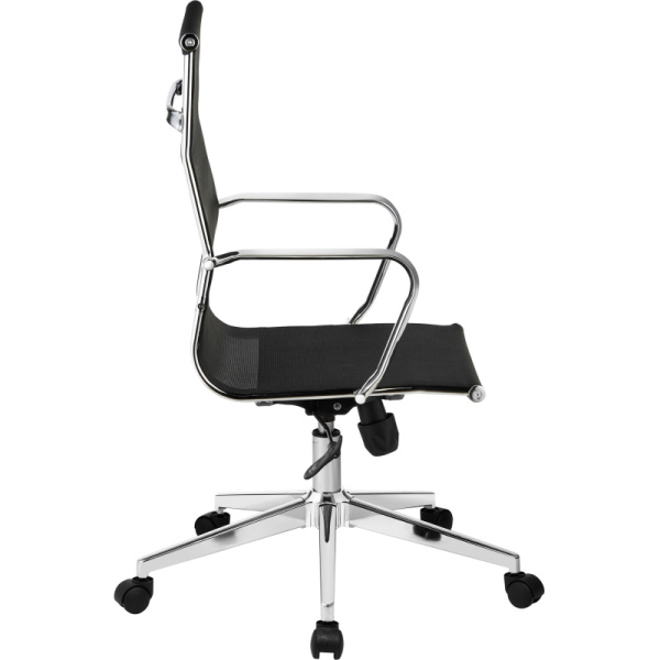 Кресло BN_Y_EChair-710 T net сетка черная, хром