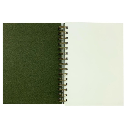 Скетчбук для эскизов Kroyter 145х195,80л,крем.бл.90г,спир,обл.тв.Cream00137