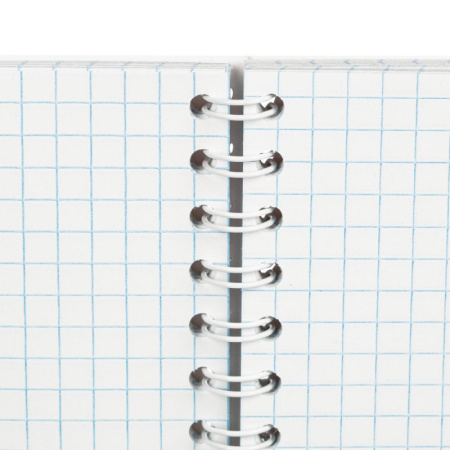 Бизнес-тетрадь А4,80л,кл,греб,обл.мат.лам. Attache Selection Pastel Полосы