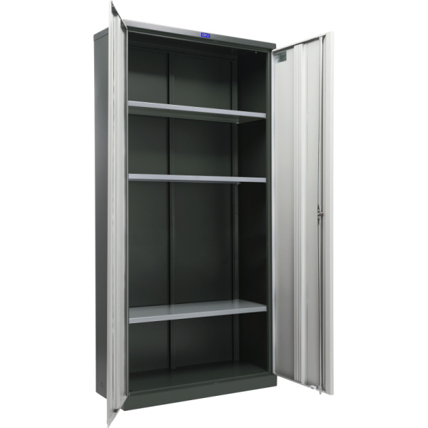 Шкаф для бумаг Cobalt Office 1891 антрацит/серый (R7043/7038) 915х458х1830