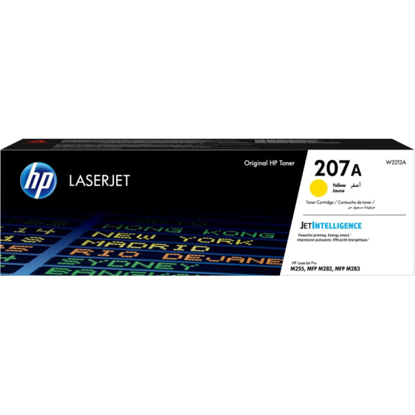 Картридж лазерный HP 207A W2212A жел. для LaserJet Pro M255/MFP M282/M283