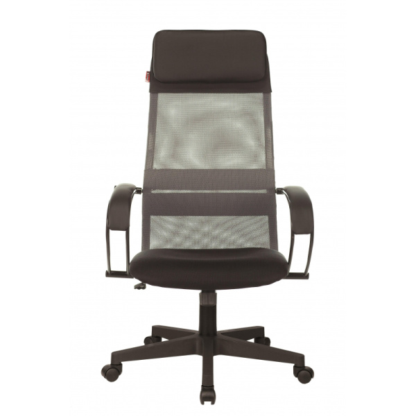 Кресло VB_EChair-655 TTW_DG TTW сетка/ткань серый, пластик