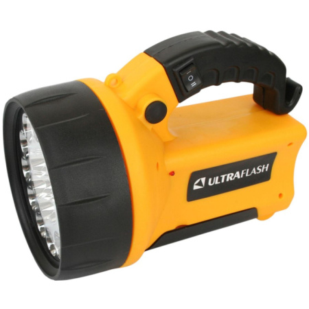 Фонарь ручной Ultraflash акк.220В/12В,19 LED, 4В 2