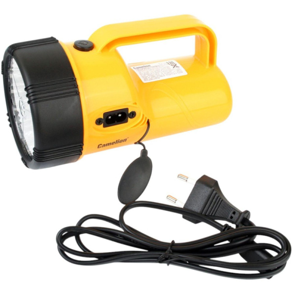 Фонарь ручной Camelion 19LED29314 90Лм,акк.220В 4В