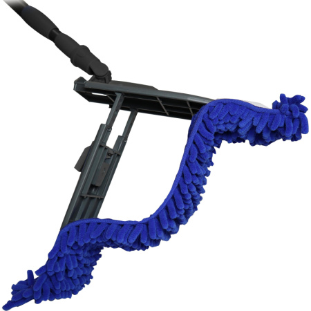 Швабра флаундер для пола пласт 47х16 в сборе с насад Chenille микрофSV5104
