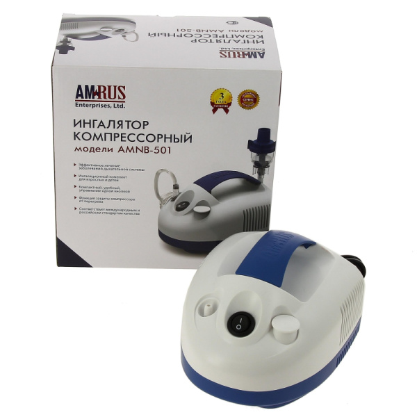 Ингалятор компрессорный компактный AMRUS AMNB-501