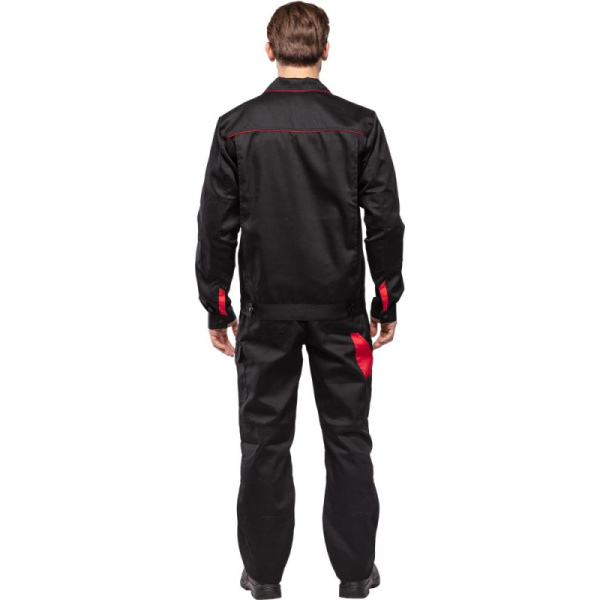 Костюм рабочий летний муж. л29-КПК черн/красн (р.44-46) 170-176