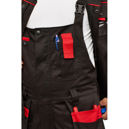Костюм рабочий летний муж. л29-КПК черн/красн (р.44-46) 170-176