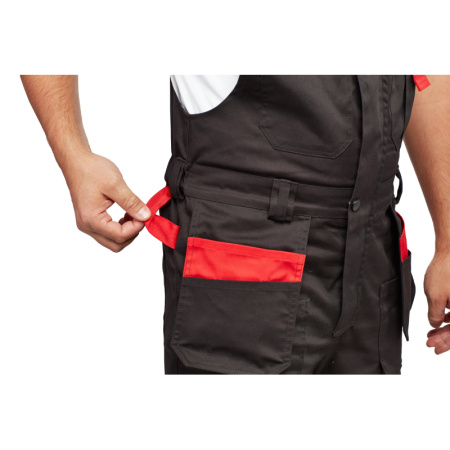Костюм рабочий летний муж. л29-КПК черн/красн (р.44-46) 170-176