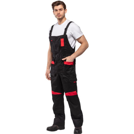 Костюм рабочий летний муж. л29-КПК черн/красн (р.44-46) 182-188