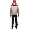 Жилет утепленный цв. серый/красный р. 52/170-176