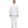 Футболка (160 г.) с длинным рукавом бел.(XL)