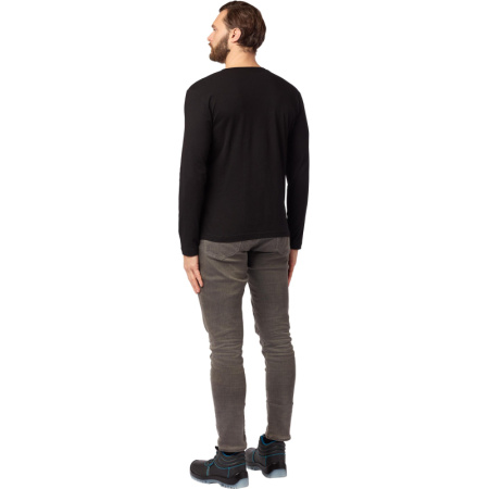 Футболка (160 г.) с длинным рукавом чрн.(M)