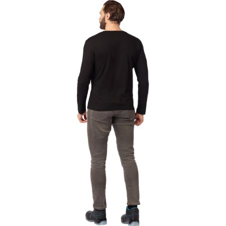 Футболка (160 г.) с длинным рукавом чрн.(XXXL)