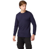 Футболка (160 г.) с длинным рукавом т.-син.(XXXL)
