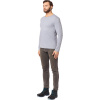 Футболка (160 г.) с длинным рукавом сер.(XXXL)