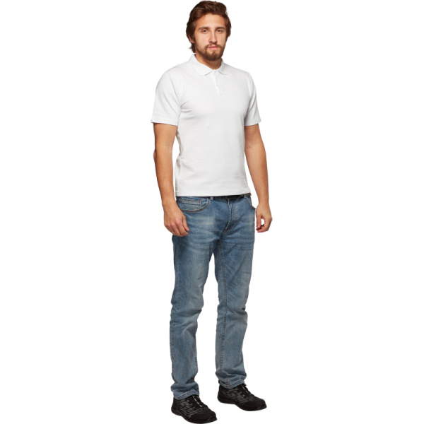 Рубашка Поло муж.белый L