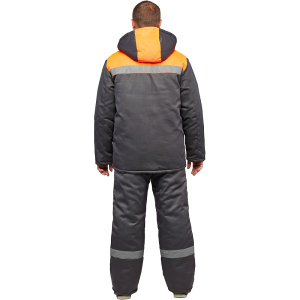 Костюм рабочий зимний муж з35-КПК сер/оранж ( 44-46) 158-164 (Арсенал-СП)