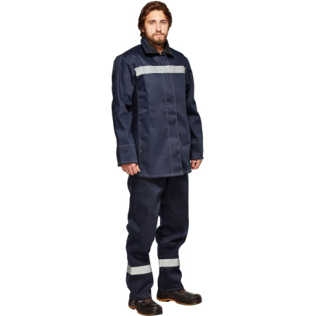 Костюм сварщика усиленый 100% х/б 450 г/м2 (модель КСТ06) (р.44-46) 170-176