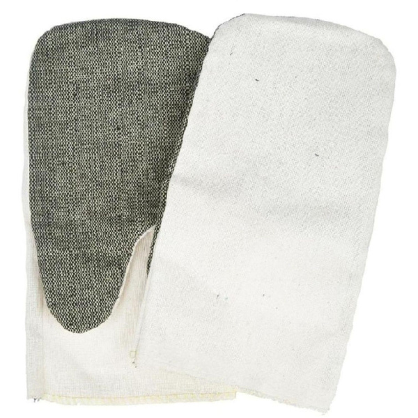 Рукавицы хб утепленные с наладонником брезентовым 5пар/уп